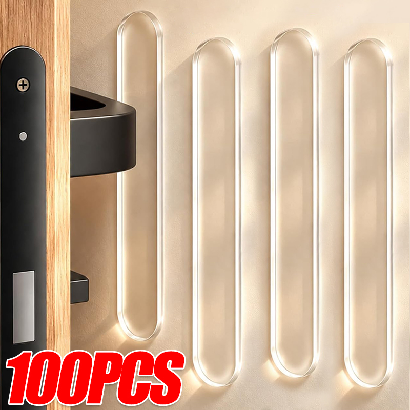 Furniture Hardware Design - Silicone Cabinet Bumpers Strips Self-Adhesive Anti-collision