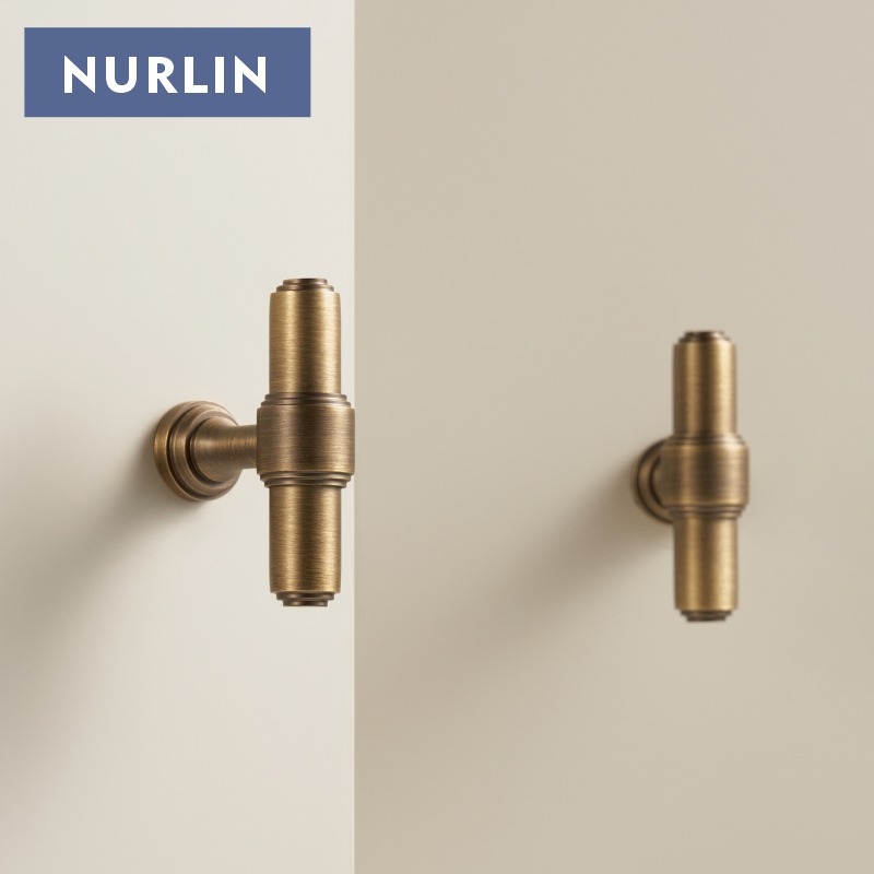 Furniture Hardware Design - Nurlin Solid Brass French Retro Antique