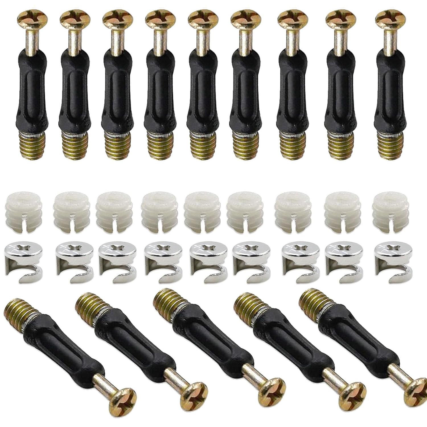 50 Sets 3 in 1 Furniture Conne - Furniture Joinery Hardware review and price