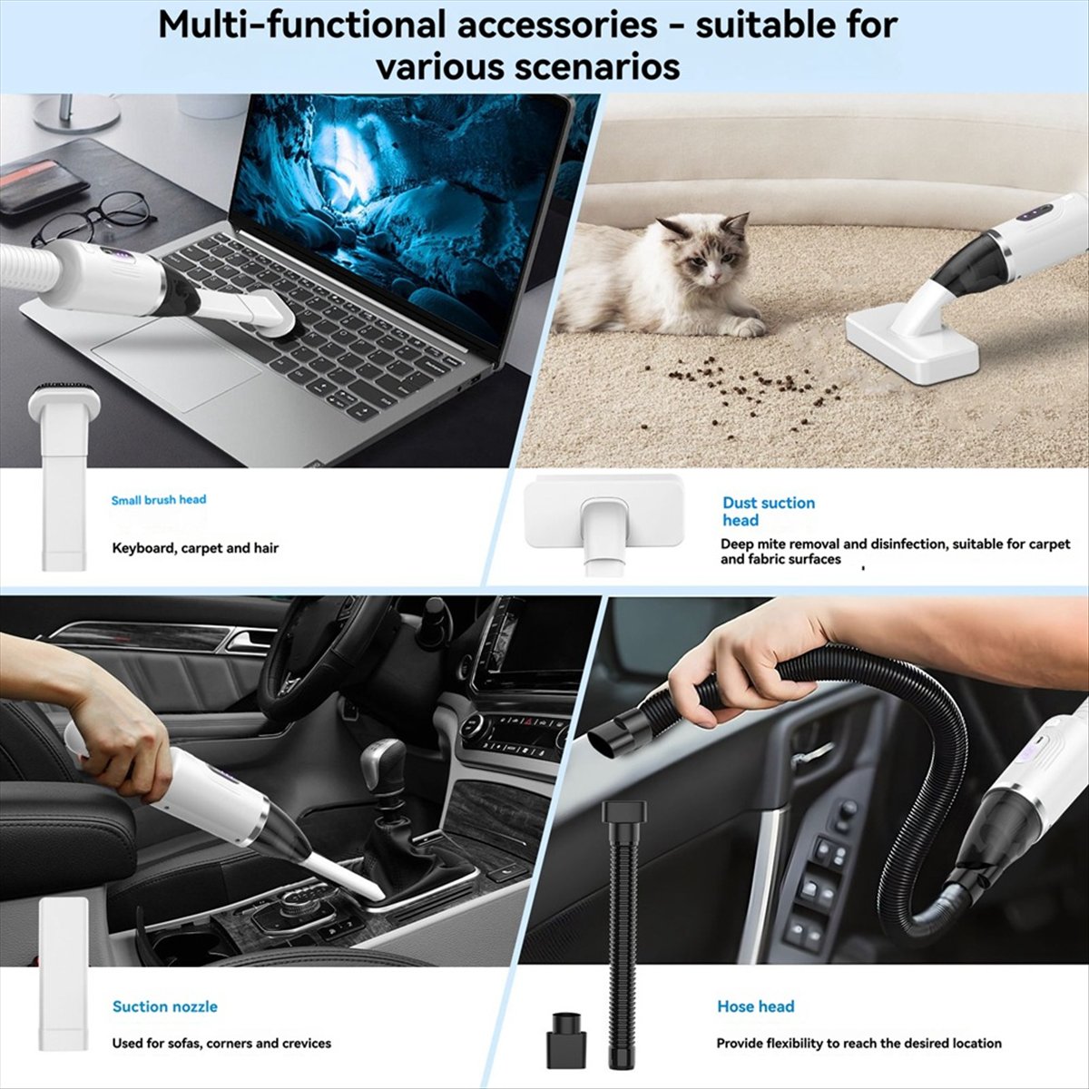 Car Vacuum Cleaner, Large Suct - Furniture Hardware Cleaner review and price
